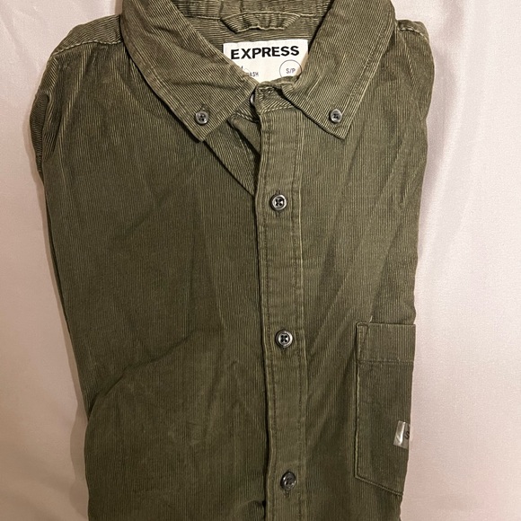 Express Slim Fit Casual Button Down Shirt. Size Small - Picture 1 of 1